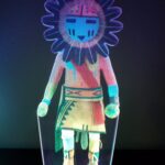 Tawa (Sun) Kachina 6INCH BASE WITH 8"X16" LAMP DISPLAY